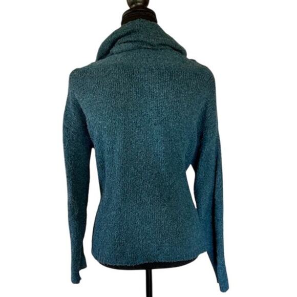 So Beyond Navy Juniors Cowl Neck Sweater, size Large - Picture 3 of 6